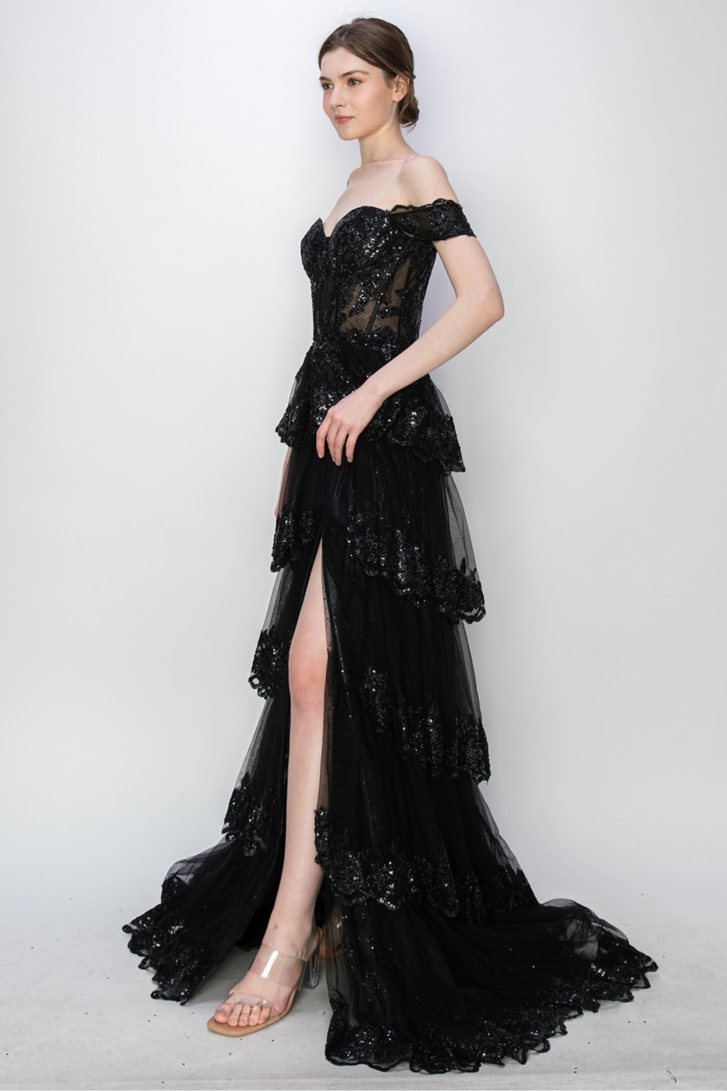 Midnight Opulence: The Noir Gown