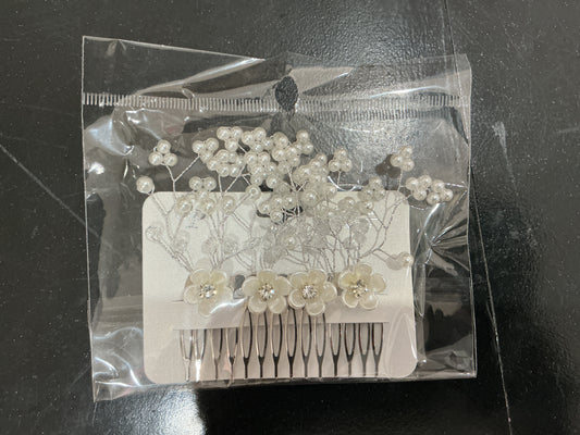 Blossom Pearl Hair Combs