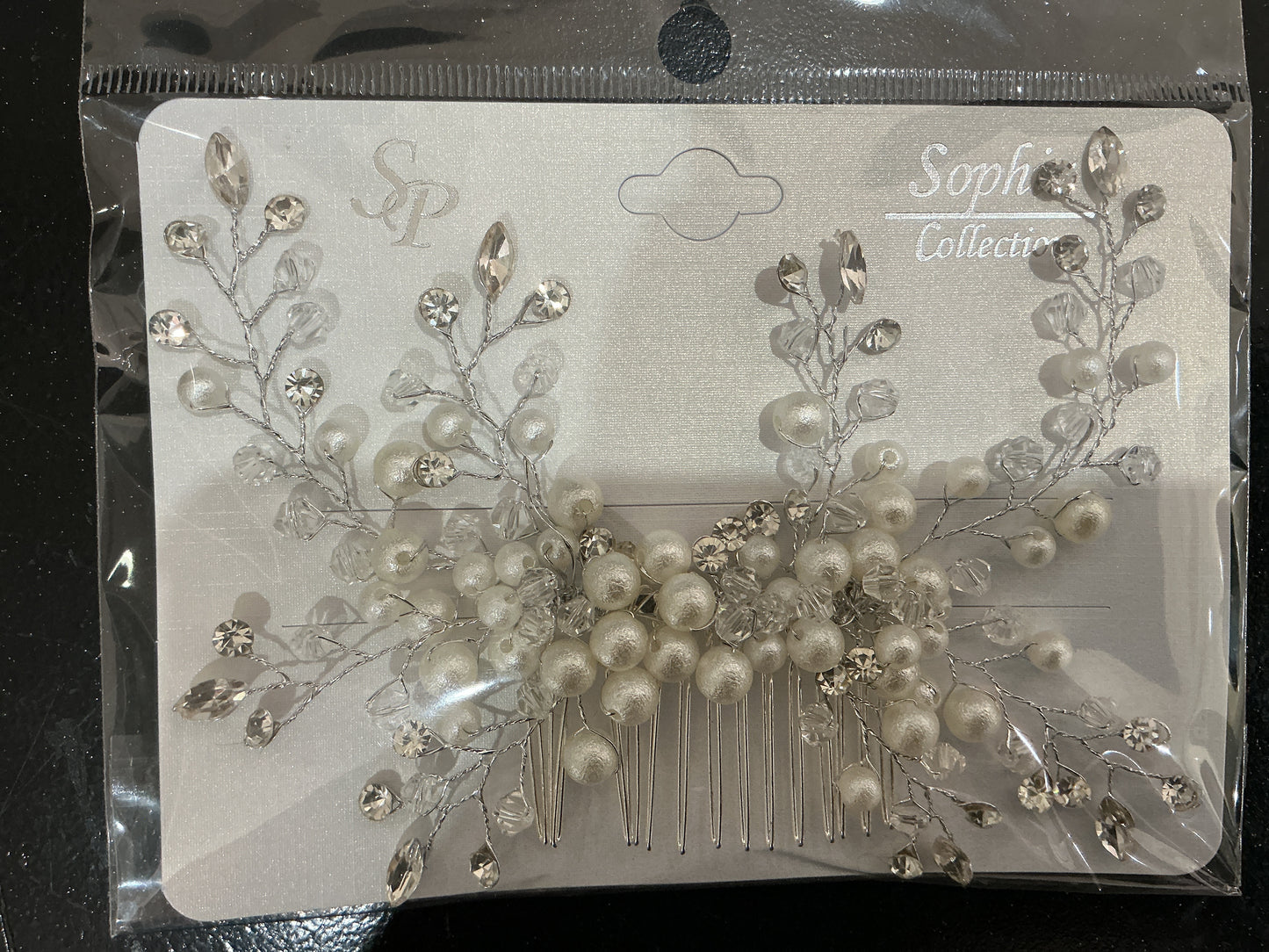 Gilded Bloom Hair Comb