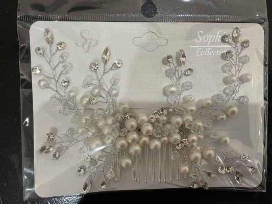 Gilded Bloom Hair Comb