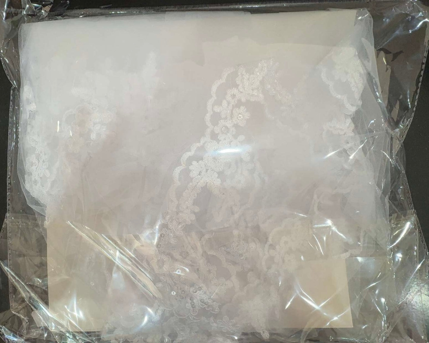 "Timeless Romance" Vintage Lace Veil