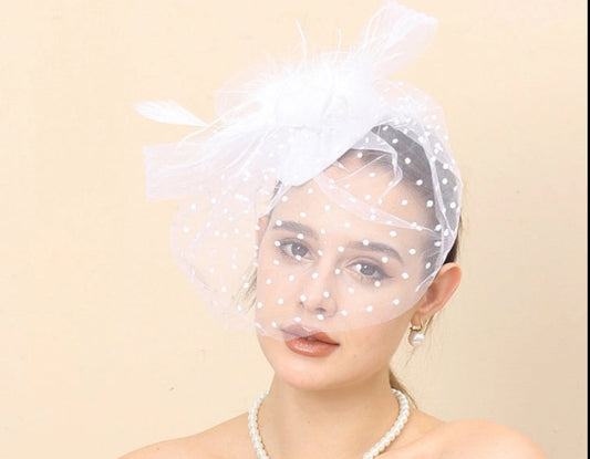 Whispers of White: Polka Dot Dream