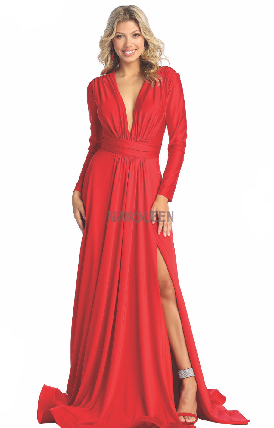 Crimson Allure Gown