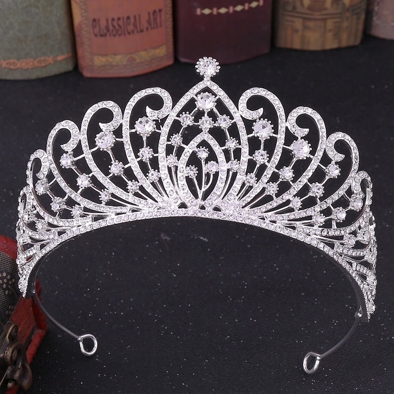 Celestial Bloom: Crystal Starburst Tiara