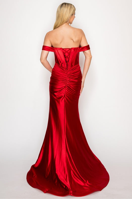 Scarlet Siren: The Ultimate Statement Dress