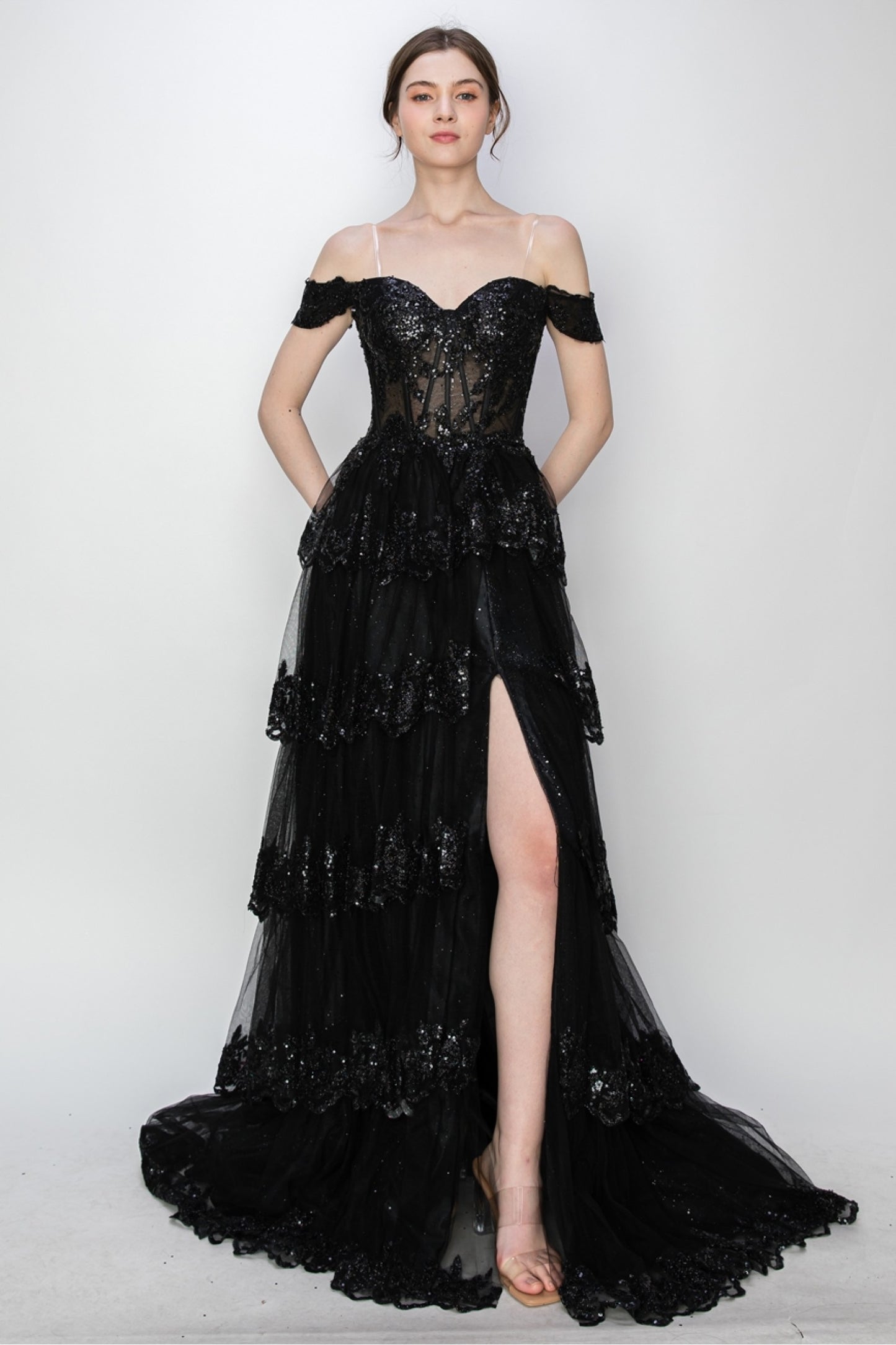 Midnight Opulence: The Noir Gown