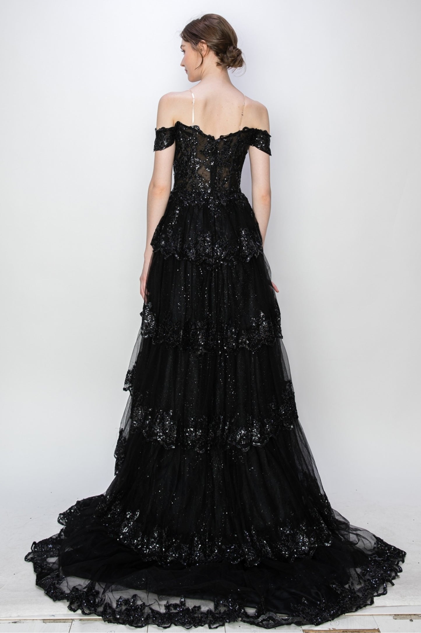 Midnight Opulence: The Noir Gown