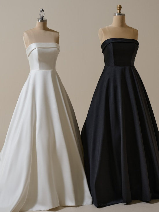 Midnight Bloom" - Noir Couture Wedding Gown